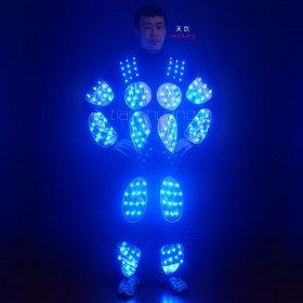 Full color led dance costume for stage performance
